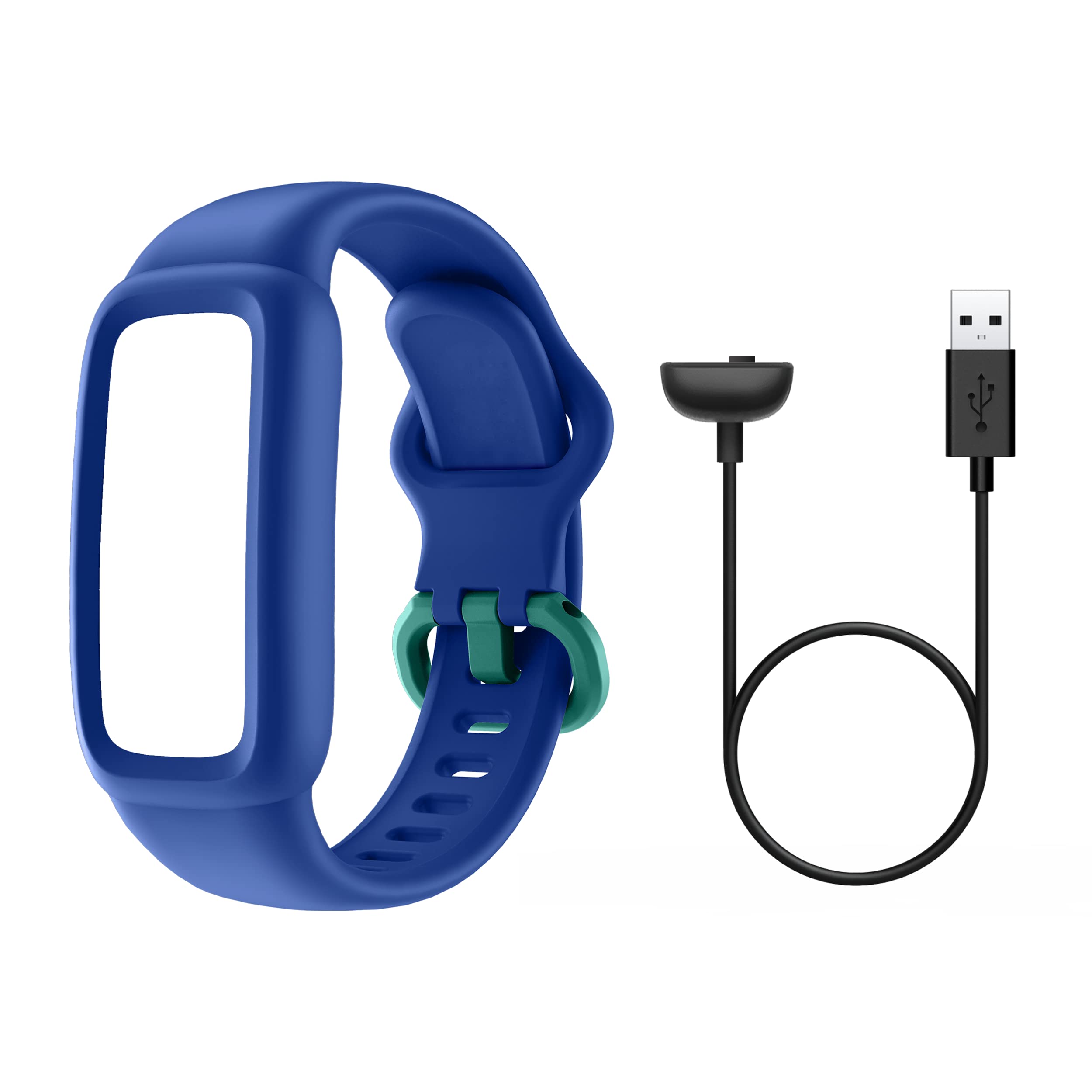 BIGGERFIVE Charging Cable & Adjustable Replacement Bands for Vigor 2 Kids Fitness Tracker - Perfect for School, Sports & Daily Activity Tracking