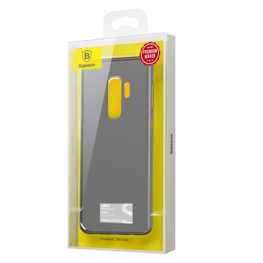 Baseus Wing Case for Samsung Galaxy S9 Plus - Slim Protective Phone Cover with Shock Absorption | Perfect for Everyday Use, Travel & Outdoor Activities