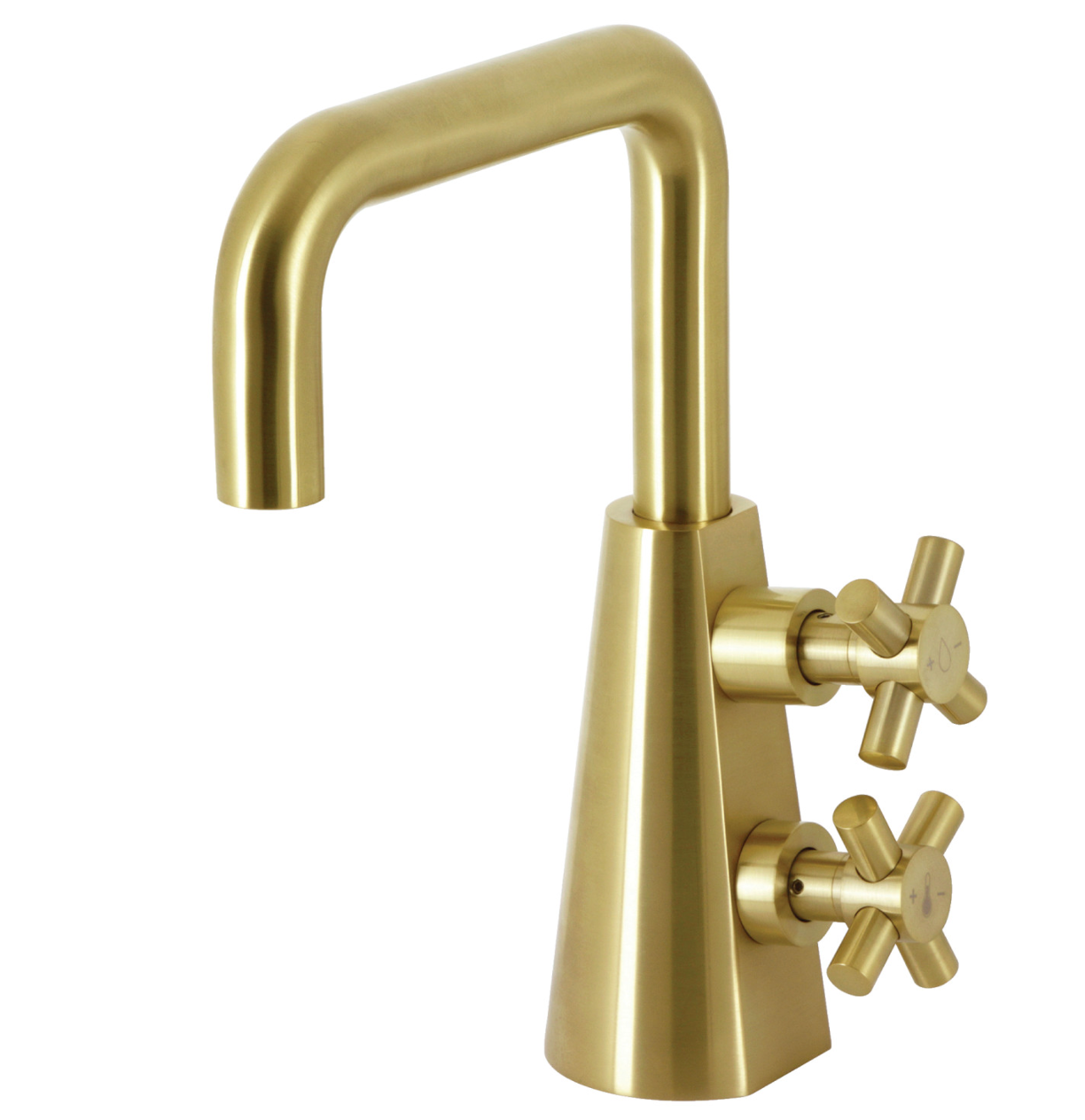 Constantine Two Handle 1 Hole Deck Mount Bathroom Faucet with Push Pop Up