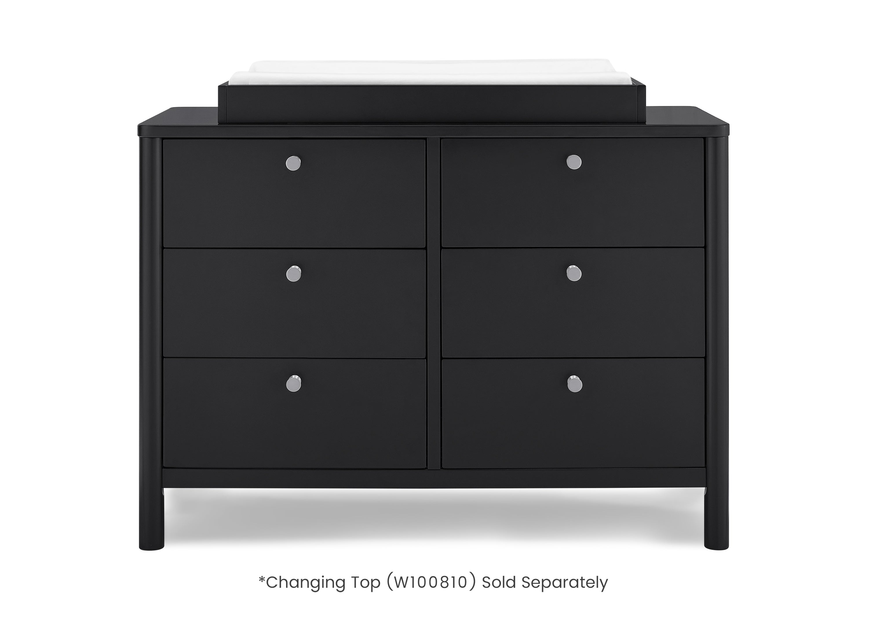 Brooks 6 Drawer Dresser with Interlocking Drawers - Sturdy Wooden Bedroom Furniture for Clothes Storage | Perfect for Master Bedroom, Guest Room & Nursery Organization