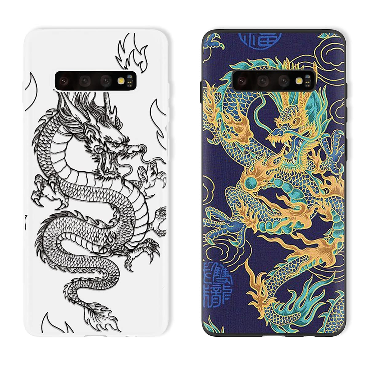 2 Pack Samsung Galaxy J6 Plus Case [6.0 Inch] - Slim Soft TPU Cover with Anti-Scratch & Shockproof Protection | Full Body Gel Rubber Bumper Case for Drop Protection - Perfect for Daily Use, Travel & Outdoor Activities