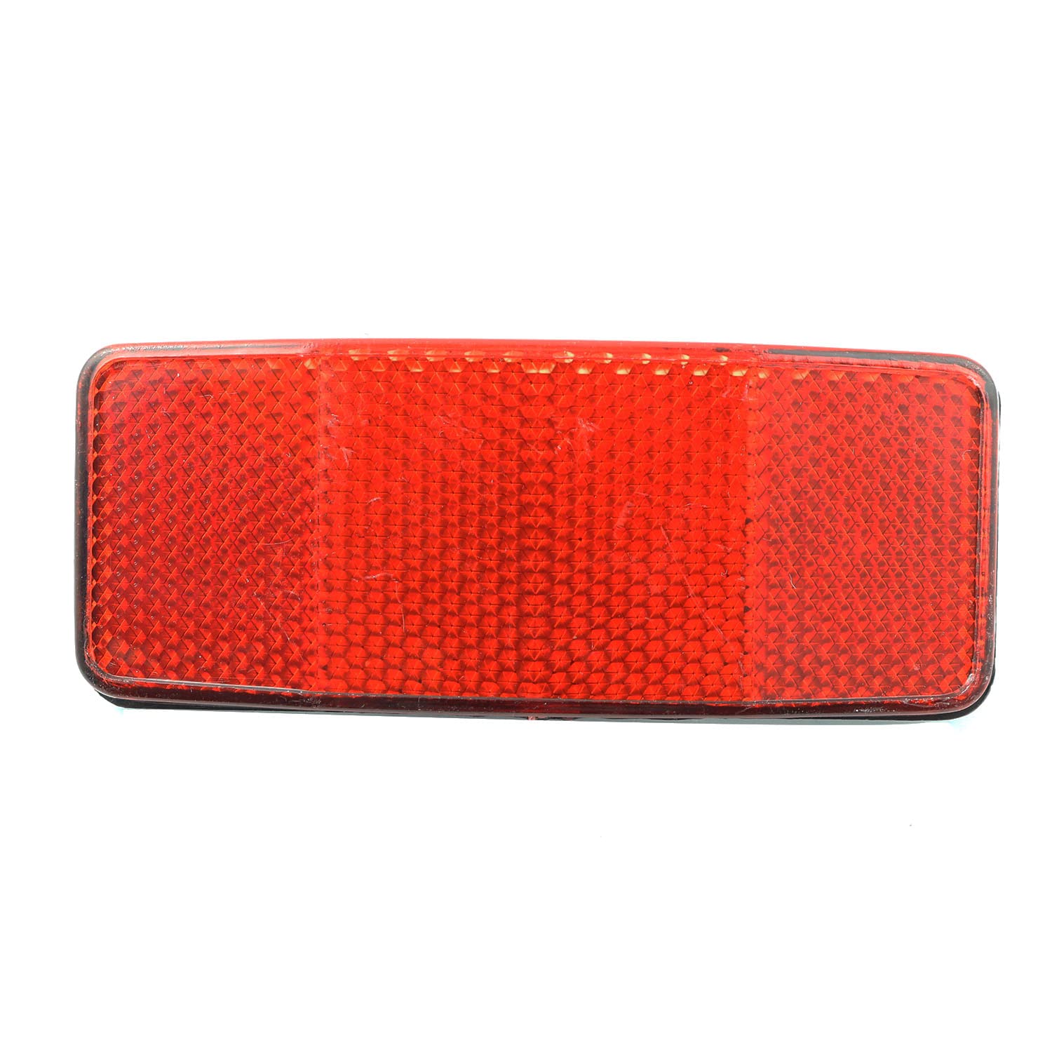 1PCS Red Bicycle Rear Rack Reflector 98x39mm - Mountain Bike Safety Accessories for Night Riding & Cycling Commuting