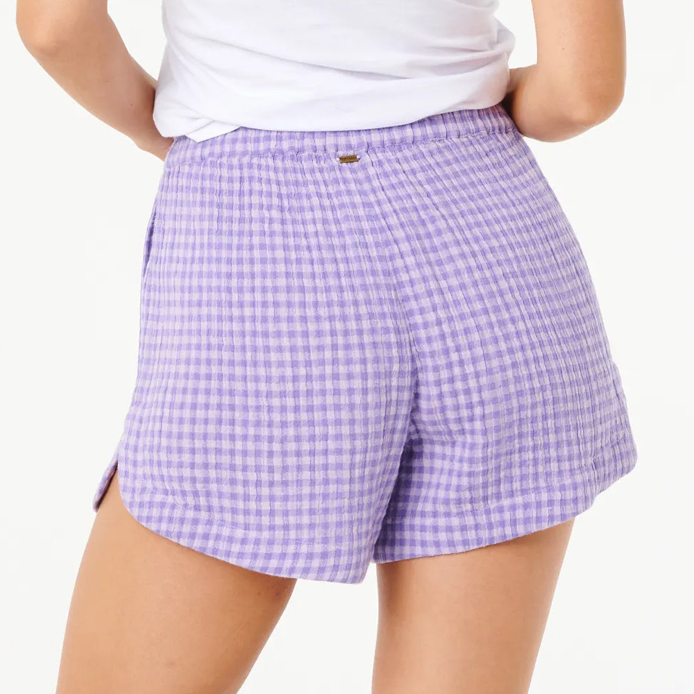 Rip Curl Women's Premium Surf Check Shorts - Quick-Dry, Comfortable & Stylish for Surfing, Beach & Outdoor Activities