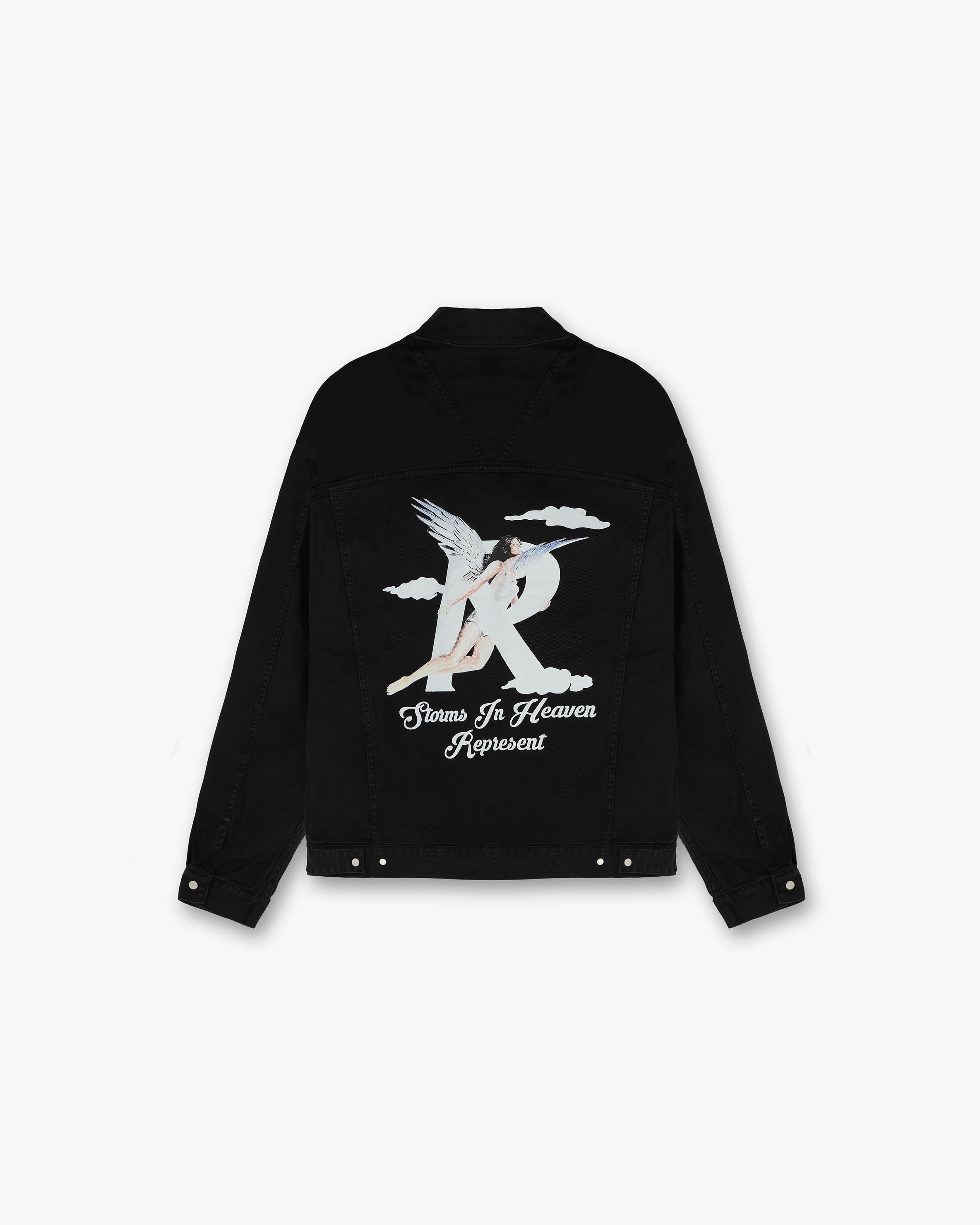 Stylish Black Denim Jacket for Men & Women | Vintage Distressed Denim Jacket | Perfect for Casual Outfits, Streetwear & Fall Layering