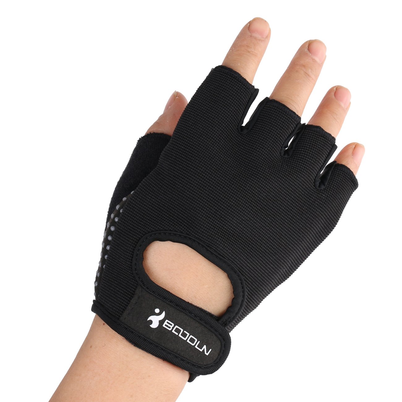 Anser 7140003 Half Finger Weight Lifting Gloves for Men & Women - Breathable Gym Gloves for Cross Training, Powerlifting, Workout - Perfect for Weightlifting, Pull Ups, Rowing & Fitness Training