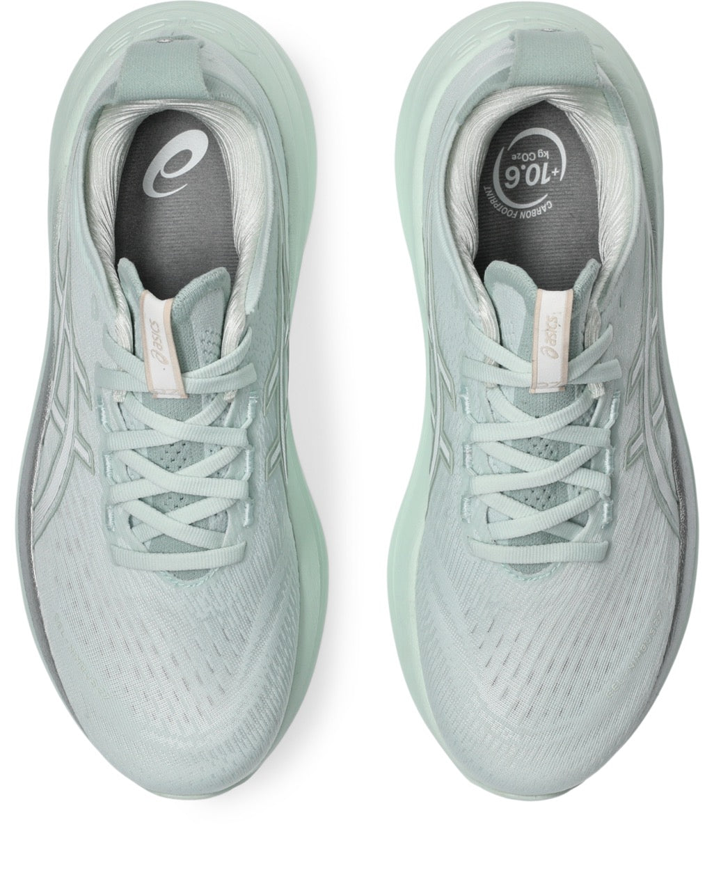 ASICS Women's Gel-Nimbus 27 Running Shoes - 300 Pure Aqua/White - Lightweight Cushioned Sneakers for Road Running, Jogging & Gym Workouts