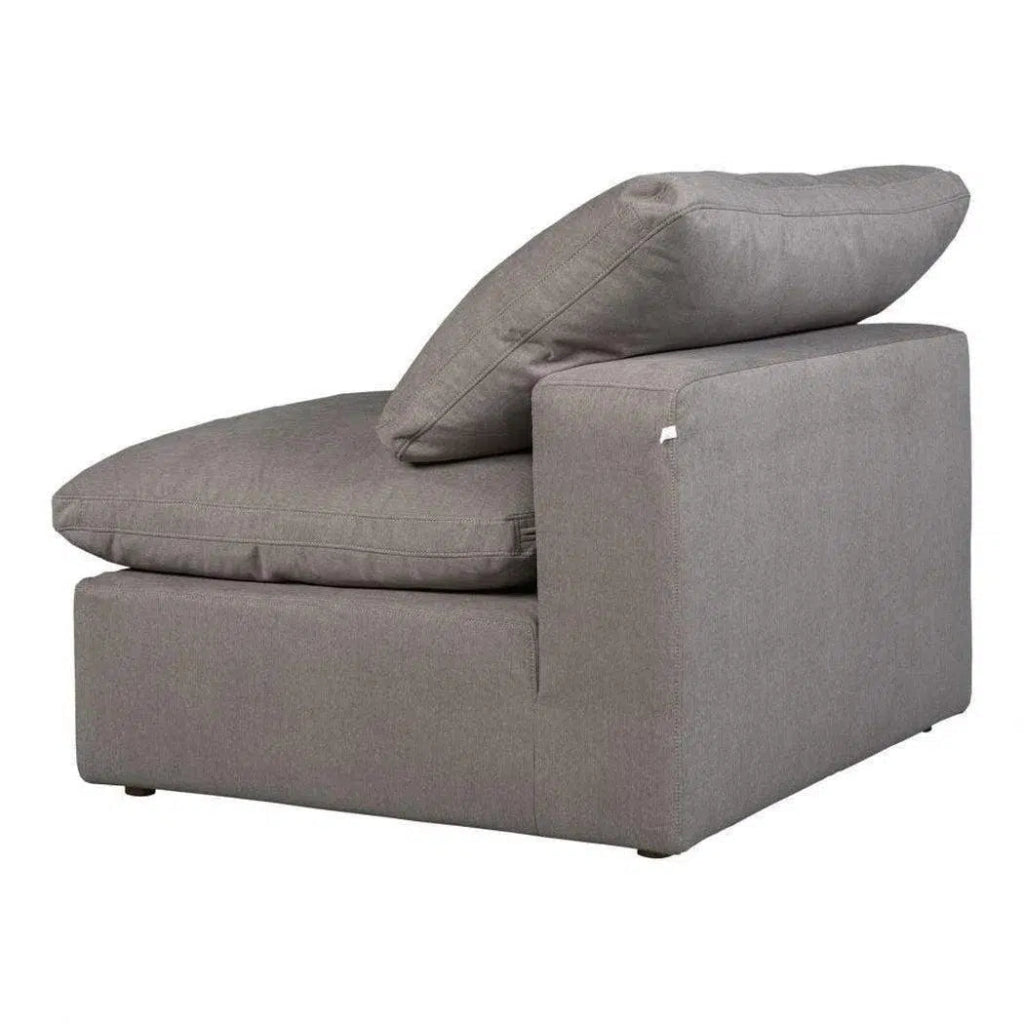 5-Piece Stain-Resistant Terra Grey Dream Modular Sectional Sofa Set - Perfect for Living Room, Family Room & Home Theater Seating