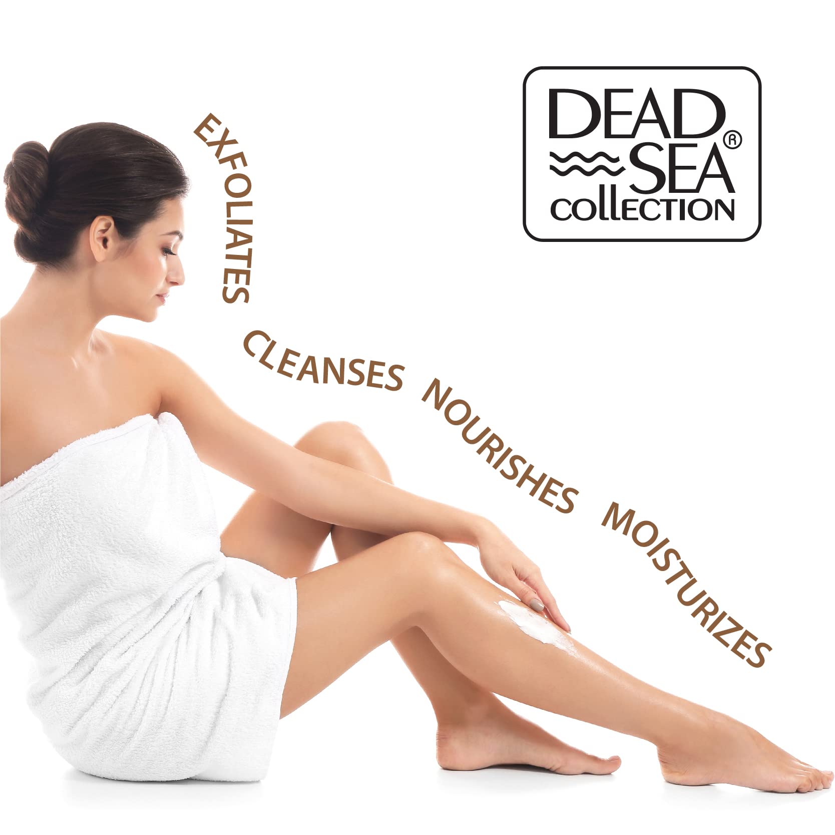 Dead Sea Salt Body Scrub Bundle - 2 Pack Large 23.28oz (Tea Tree & Eucalyptus) with Organic Essential Oils & Natural Minerals - Exfoliating & Moisturizing for Smooth Skin - Perfect for Spa Day, Self Care & Gift Giving