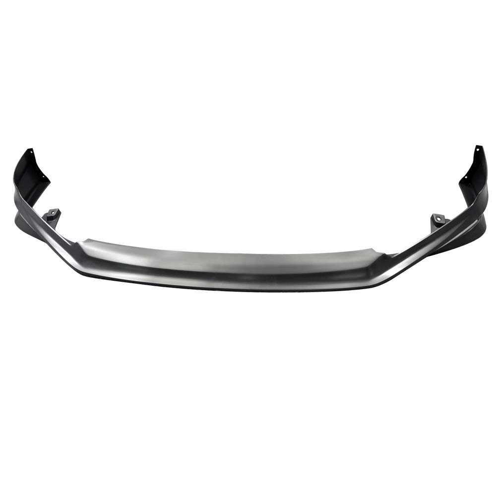 IKON MOTORSPORTS MD Style Black PP Front Bumper Lip Spoiler for 2013-2015 Honda Accord - Aggressive Chin Finisher Add-On | Enhances Sporty Look & Aerodynamics for Street Racing & Car Shows