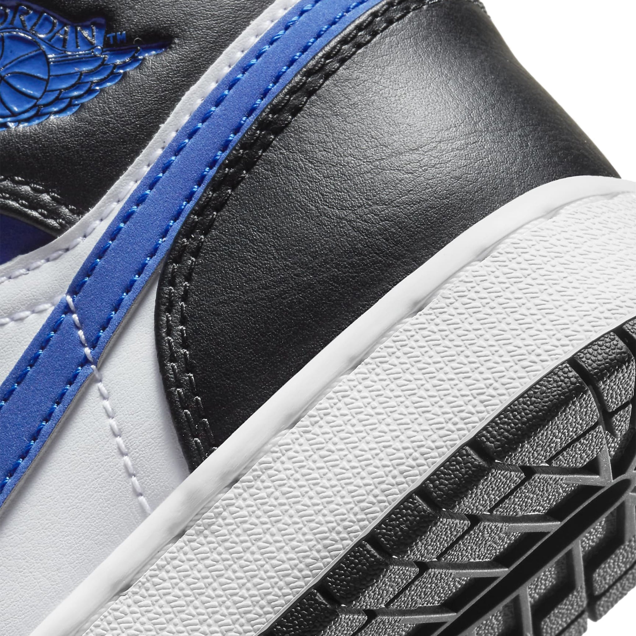 Air Jordan 1 Mid Racer Blue 2.0 GS Basketball Shoes for Girls - Lightweight Cushioned Sneakers for Running, Training & Street Style Fashion