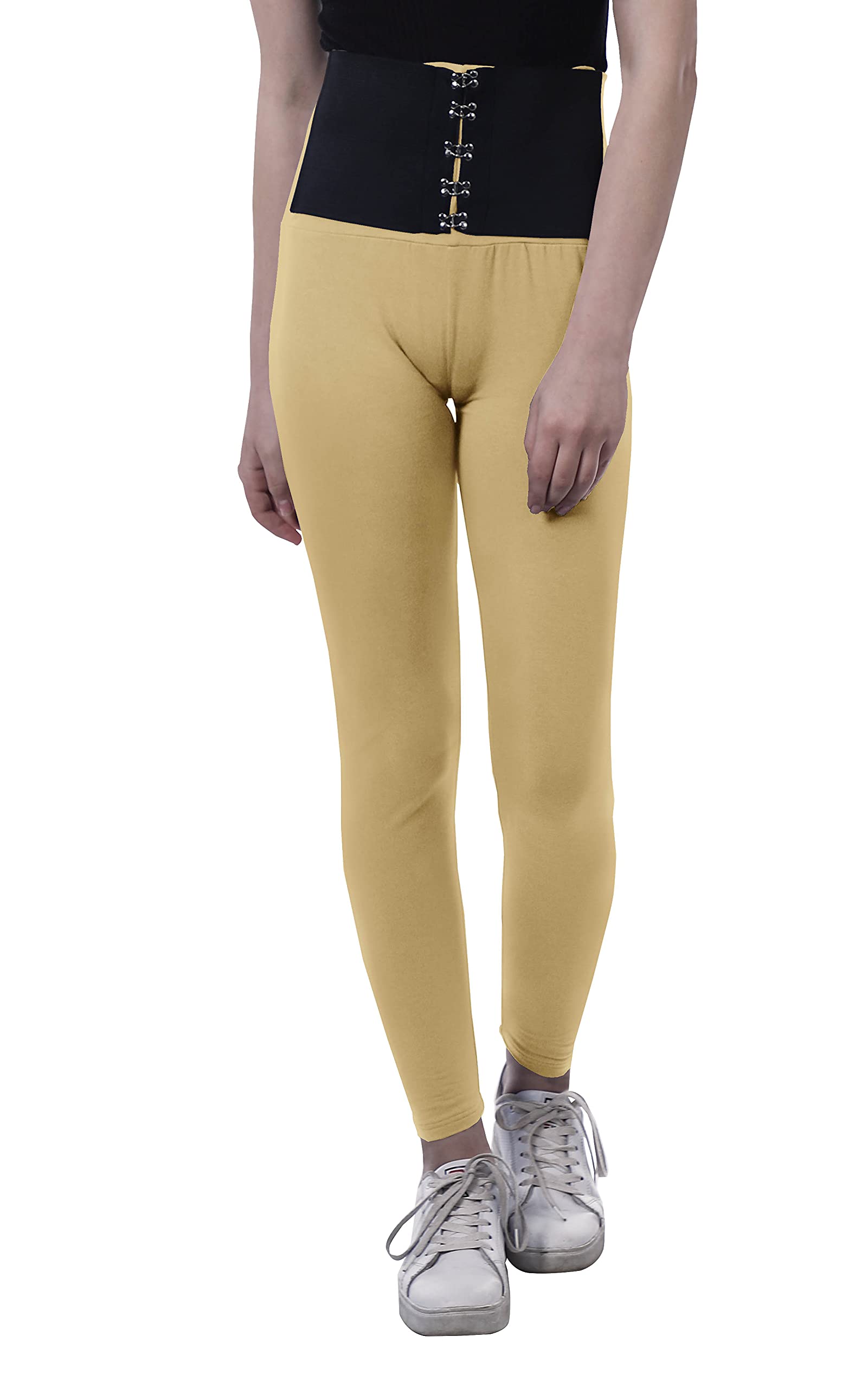 High Waisted Yoga Pants for Women - Moomaya Corset Style Workout Leggings | Tummy Control & Comfort | Perfect for Yoga, Gym & Everyday Wear