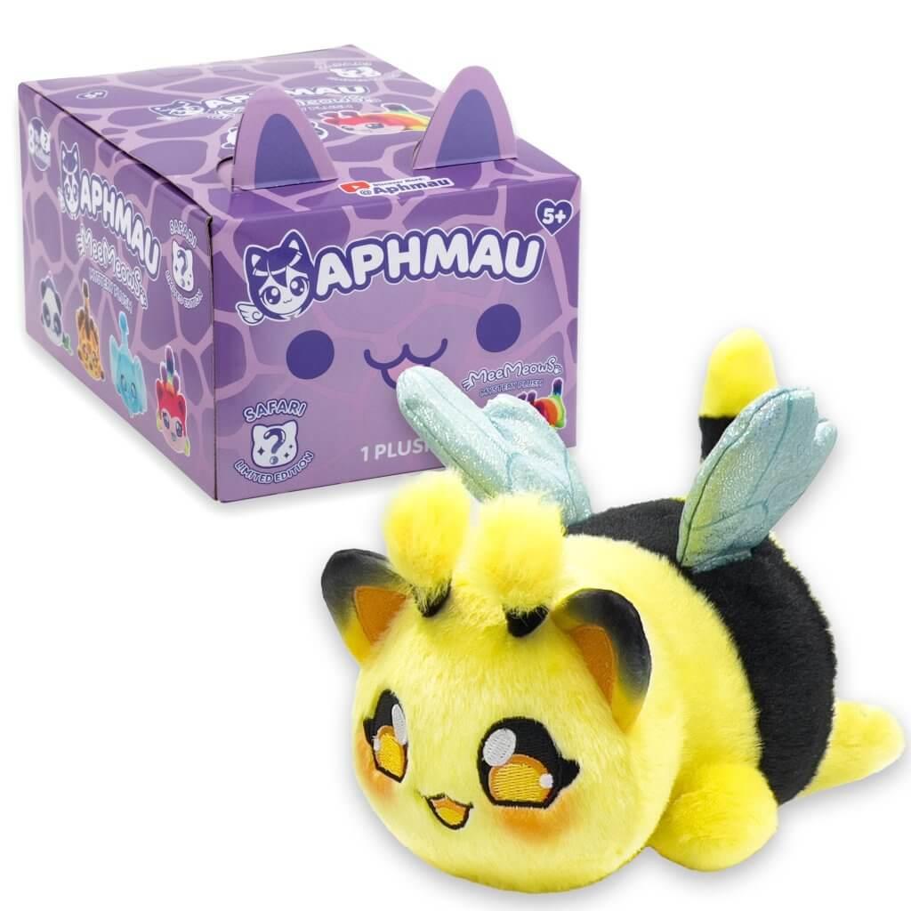 Aphmau MeeMeows 6-Piece Safari Mystery Blind Box Collection - Cute Animal Figures for Kids, Collectors & Gift Giving - Perfect for Playtime, Display & Surprise Party Favors