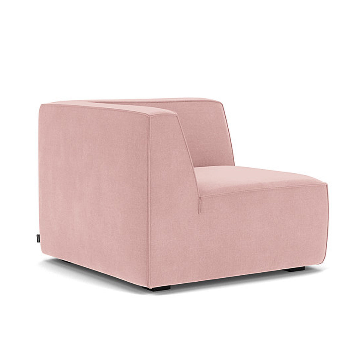 1-Seater Right Corner Modular Sofa in Durable Dane Fabric - Perfect for Small Apartments, Living Rooms & Cozy Spaces