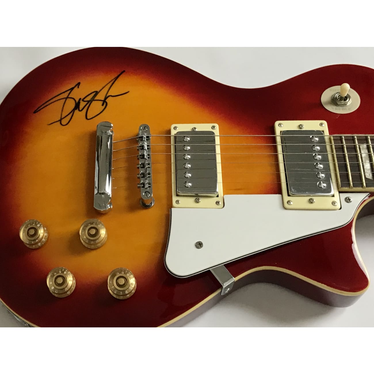 Slash of Guns N' Roses Autographed Guitar with Epperson COA - Authentic Collector's Item for Music Memorabilia & Rock Fans