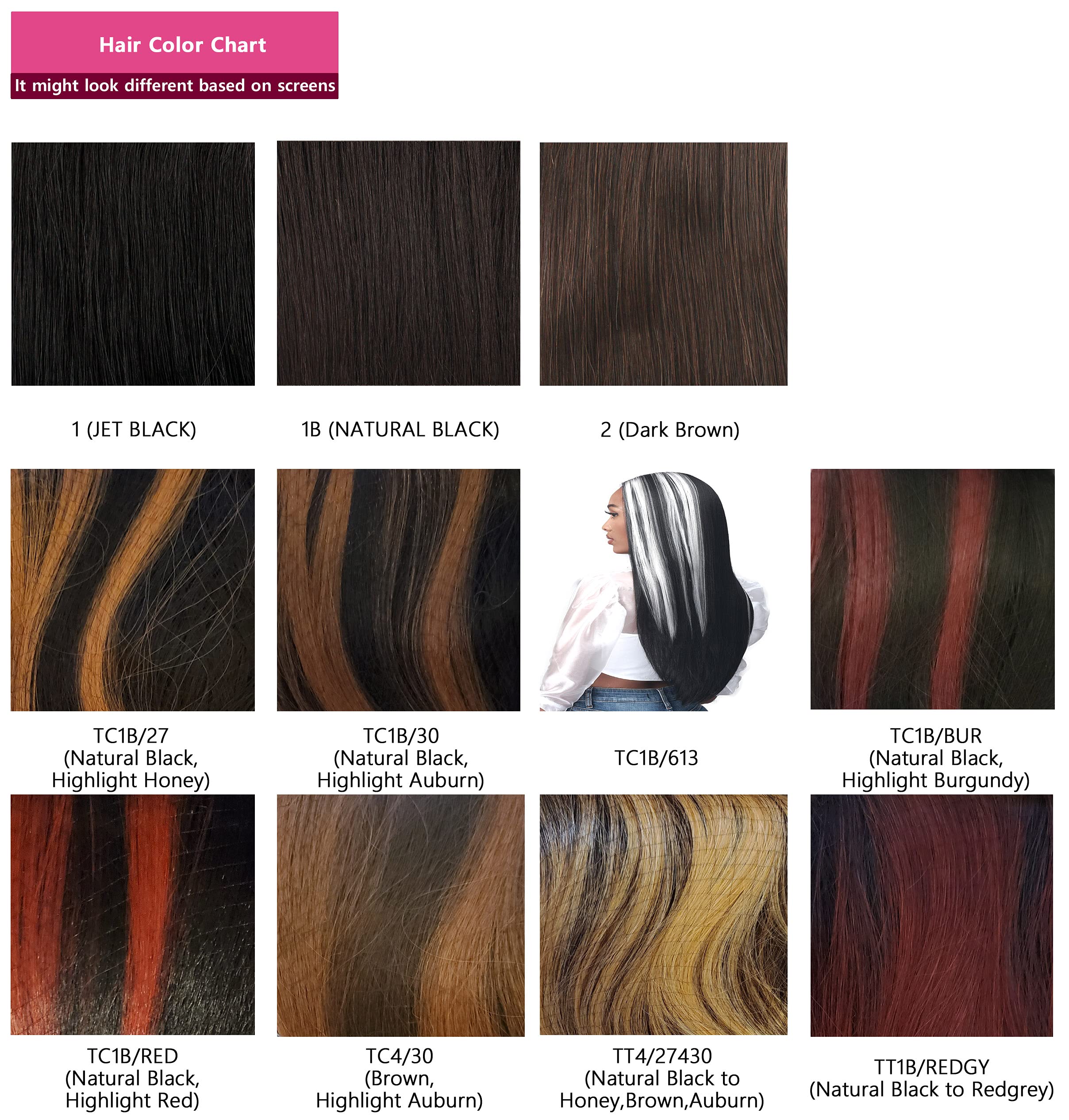 Bobbi Boss 5 Inch Deep Part Lace Front Wig - MLF553 SAFFRON | Long Straight Synthetic Hair with Natural Baby Hair | Heat Resistant Lace Front Wigs for Women (1B Off Black) | Perfect for Daily Wear, Cosplay & Special Occasions