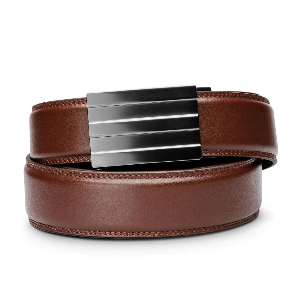 ENDEAVOR BUCKLE | Classic Genuine Leather Belt 1.37