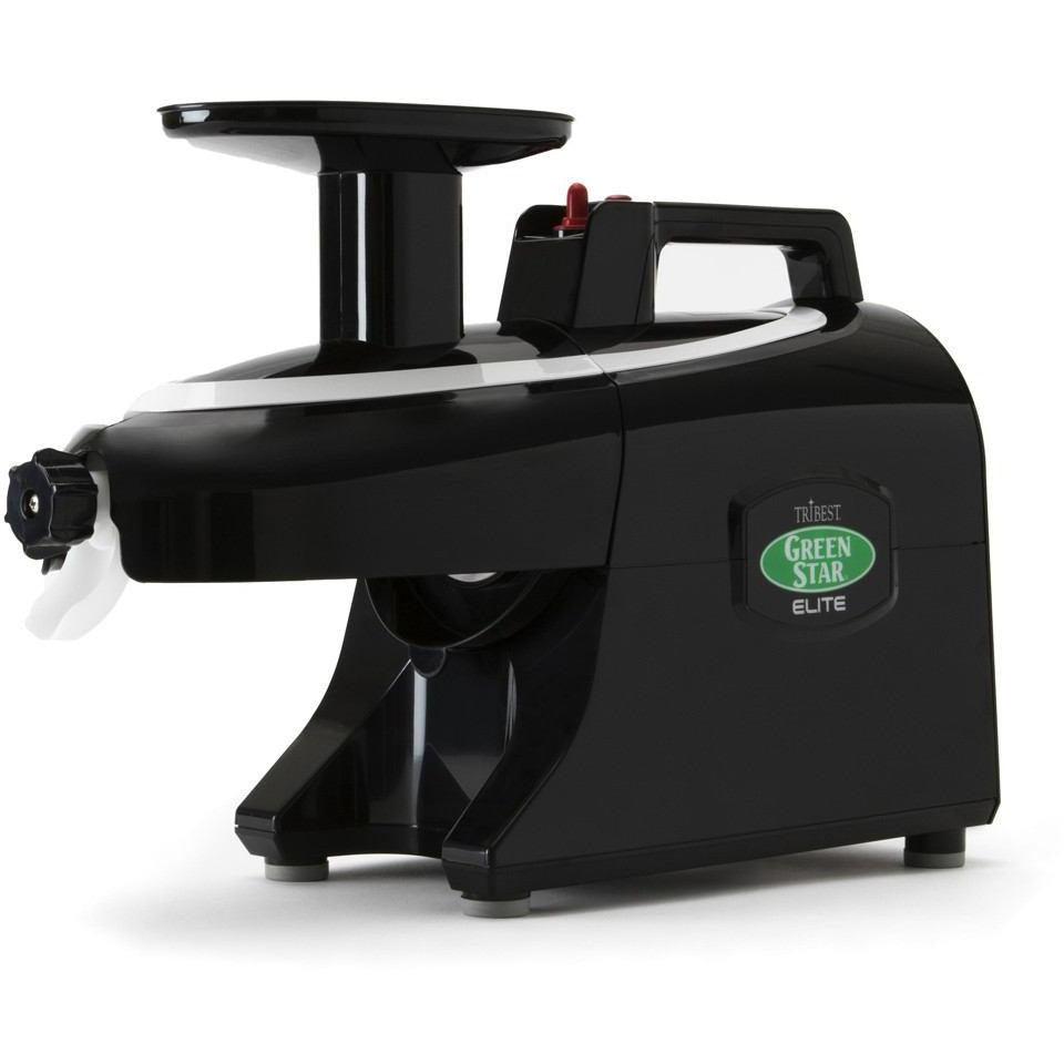 Tribest Greenstar Elite GSE 5010 B Cold Press Juicer - Slow Masticating Juicer for Fruits, Vegetables, and Leafy Greens - High Nutrient Extraction - Perfect for Healthy Juicing at Home or Gym
