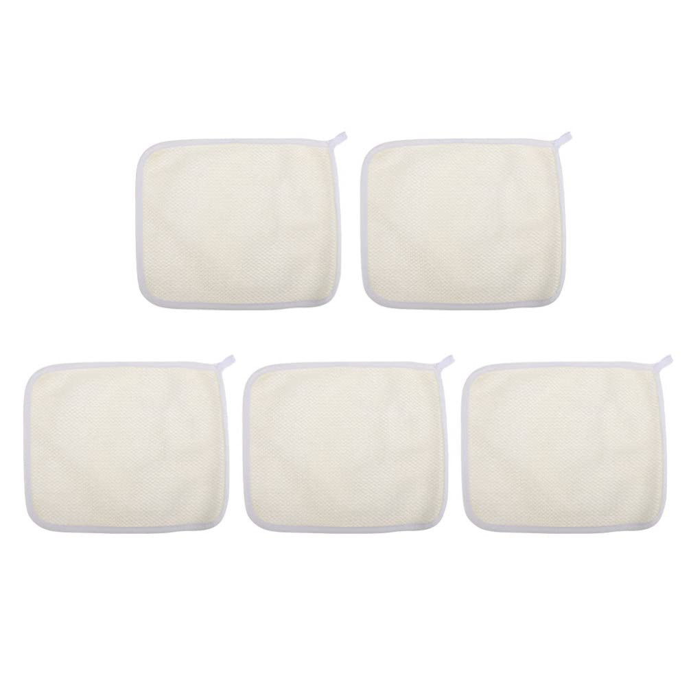FRCOLOR Exfoliating Body Scrubber Washcloth - 5 Pack Back Scrubbing Towels for Shower & Spa, Reusable Bath Wipes for Deep Cleansing & Dead Skin Removal - Perfect for Sensitive Skin & Post-Workout Refresh