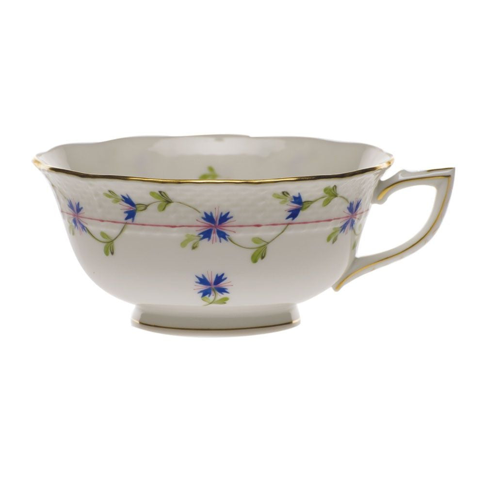 Vintage Blue Garland Canton Tea Cup - Chinese Porcelain Tea Set for Afternoon Tea, Collectibles & Home Decor