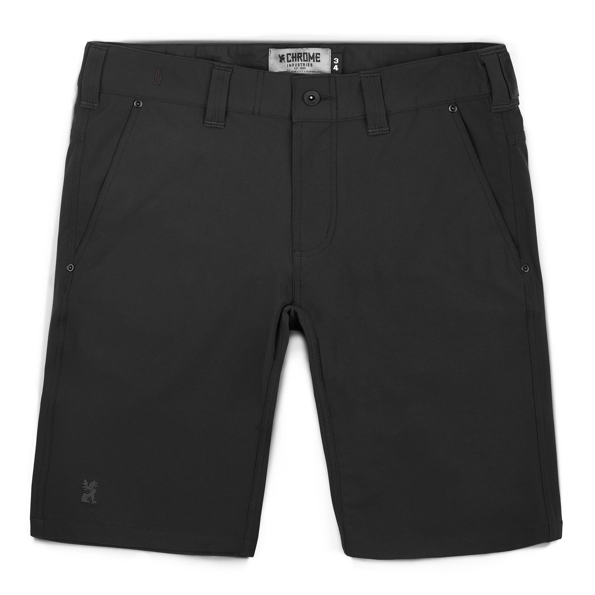 Chrome Industries Folsom 2.0 Men's Bike Messenger Work Shorts - Durable Cycling & Casual Shorts for Outdoor Activities & Commuting