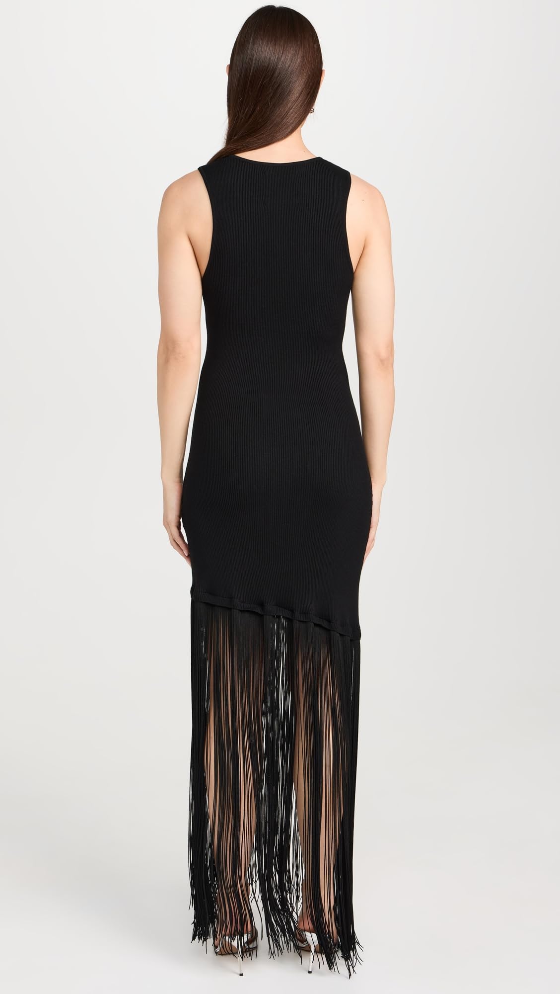 Stylish Women's Fringe Hem Tank Dress - Summer Boho Chic Sleeveless Flowy Dress for Beach, Party & Casual Wear