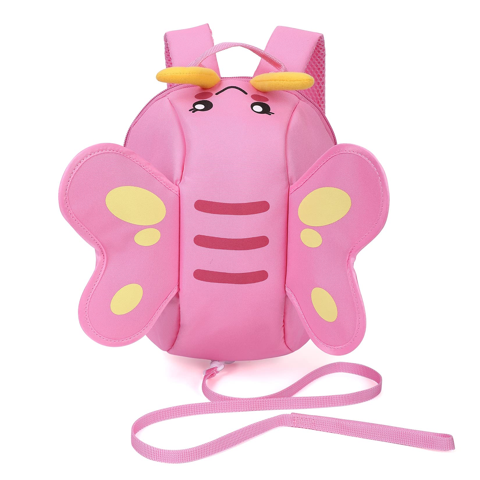 GARVEE 300D 3D Butterfly Kids Backpack for Girls - Lightweight School Bag with Adjustable Straps, Pink Butterfly Design - Perfect for School, Travel & Daily Use
