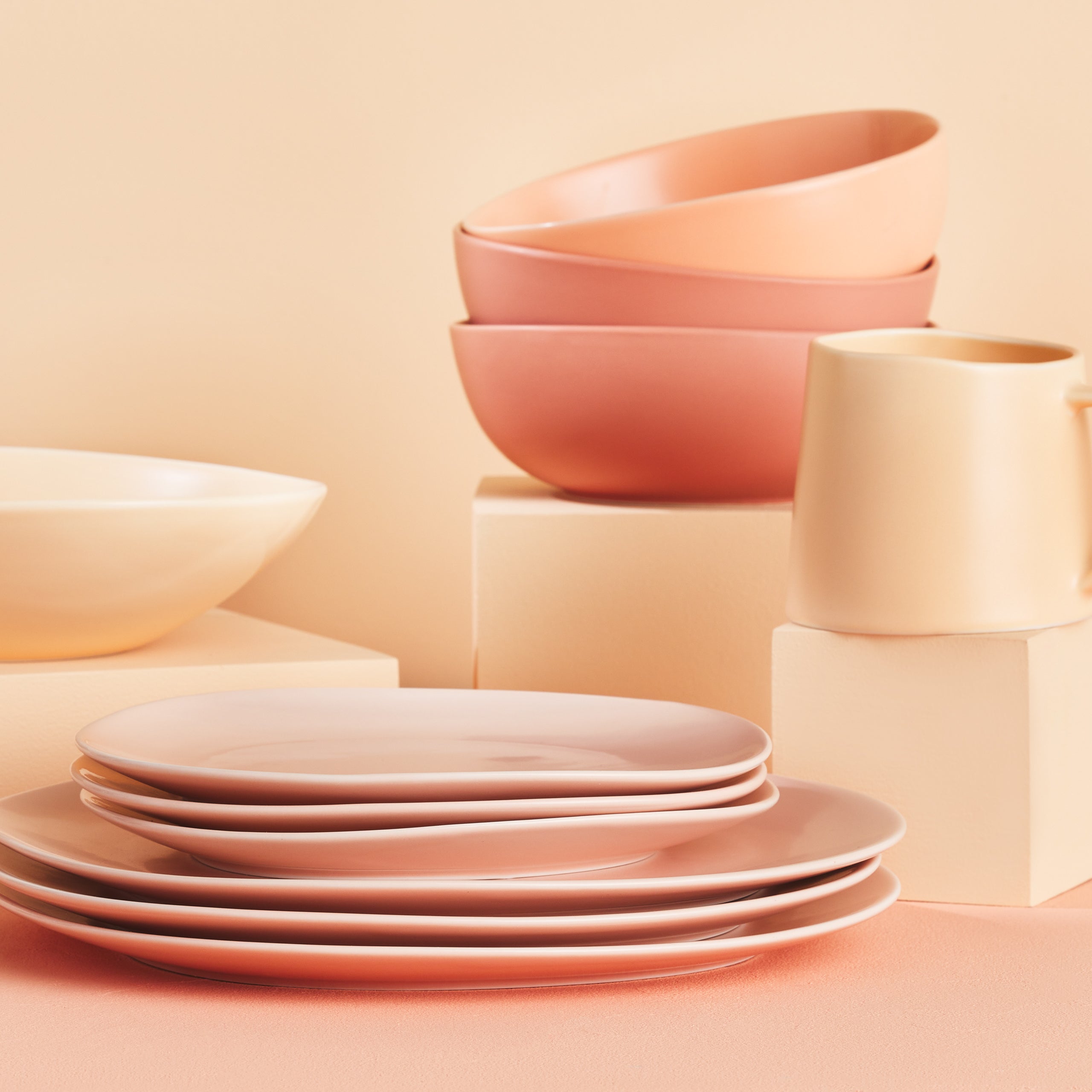 Delilah Porcelain Dinner Plate Set - 6-Piece Elegant Bone China Plates for Fine Dining, Parties & Home Decor