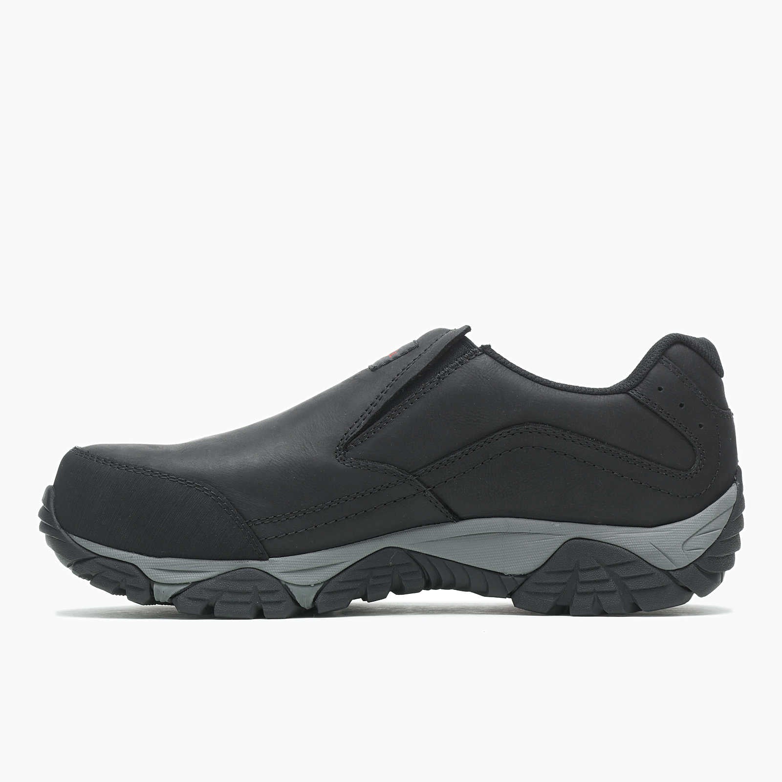 Moab Adventure Moc Men's Carbon Fiber Work Shoes - Lightweight & Durable Black Safety Footwear for Construction, Hiking & Outdoor Work
