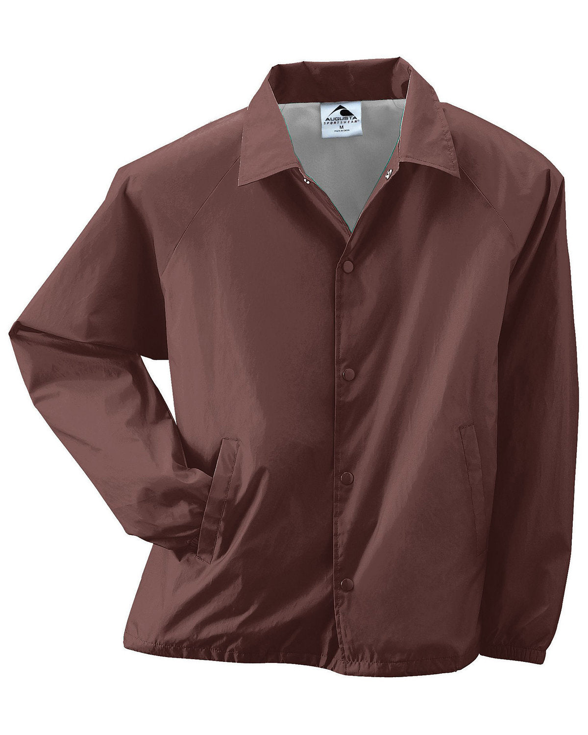 Augusta Sportswear 3100 Unisex Nylon Coach's Jacket - Lightweight Water-Resistant Windbreaker for Outdoor Sports & Casual Wear