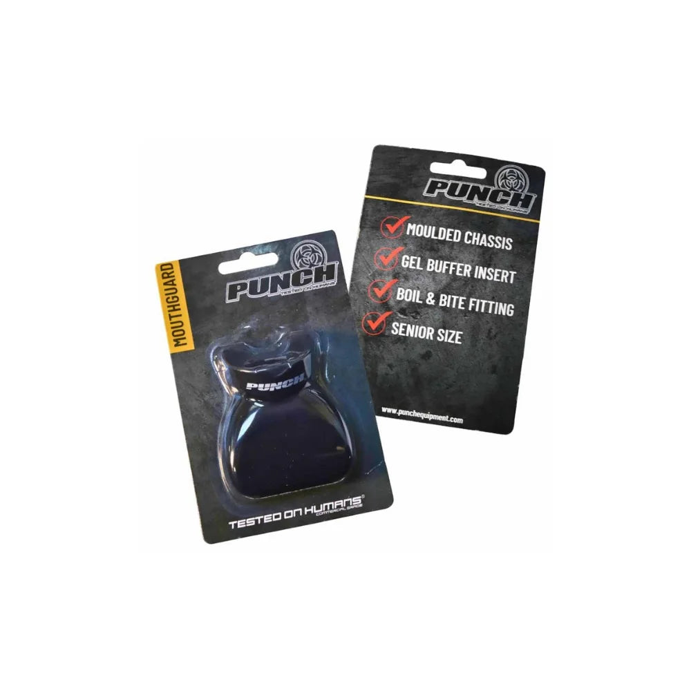 MOUTH GUARD for Sports & Teeth Grinding - Urban Style One Size Fits All Black Night Guard - Perfect for Boxing, MMA, Football & Bruxism Relief