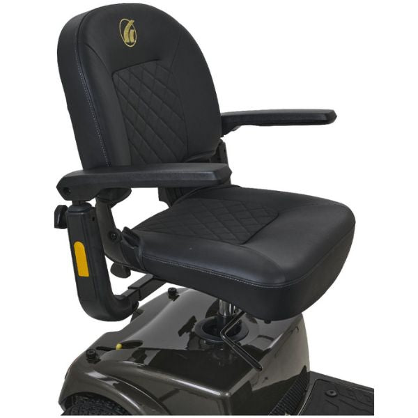 Golden Technologies Companion 4 Wheel Bariatric Mobility Scooter GC440 - Heavy Duty Electric Scooter for Adults & Seniors with 500 lbs Capacity - Ideal for Indoor & Outdoor Use, Shopping, Travel & Daily Mobility