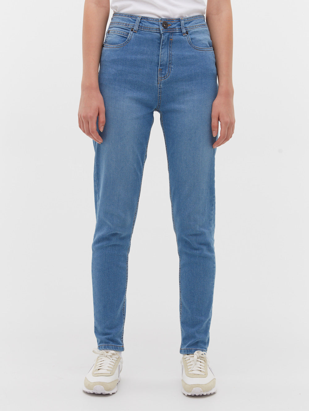 Faye High Rise Skinny Jeans for Women - Stretchy Slim Fit Denim Pants, Comfortable Tummy Control Jeans - Perfect for Casual Outfits, Work and Date Nights