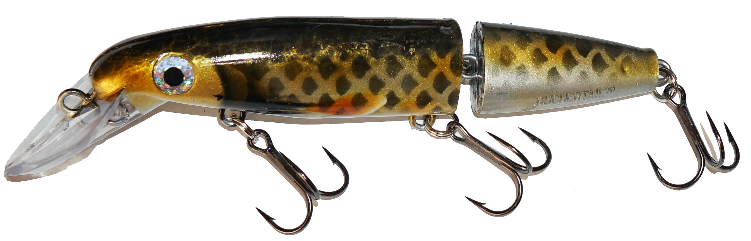 Bucher Custom DepthRaider Jointed Crankbait - Premium Fishing Lure for Bass, Walleye & Pike - Ideal for Deep Water & Trolling