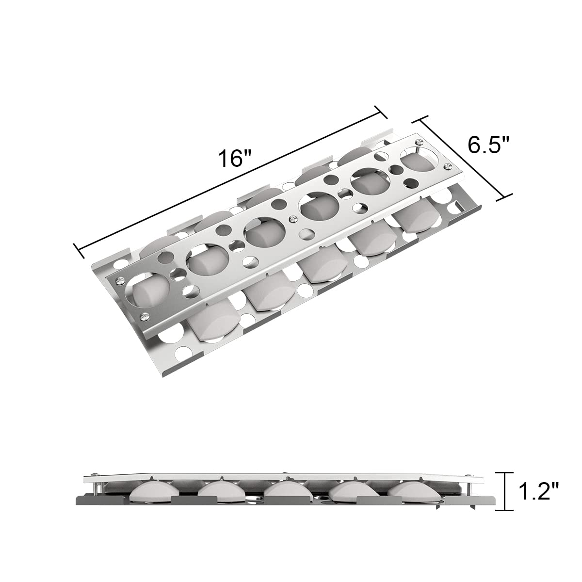 RCS Summerset Sizzler Gas Grill Briquette Tray Replacement Parts - 4 Pack Heat Plates for 26