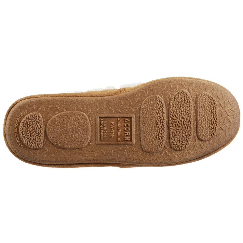 Women's Ela Moc Slippers with Indoor/Outdoor Sole - Cozy House Shoes for Women, Comfortable Slip-On Loafers for Home, Office & Travel
