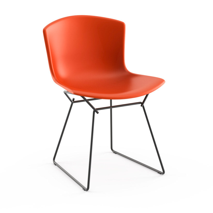 Bertoia Plastic Side Chair - Modern Stackable Dining Chair for Indoor & Outdoor Use - Perfect for Kitchen, Dining Room, Patio, and Office Spaces