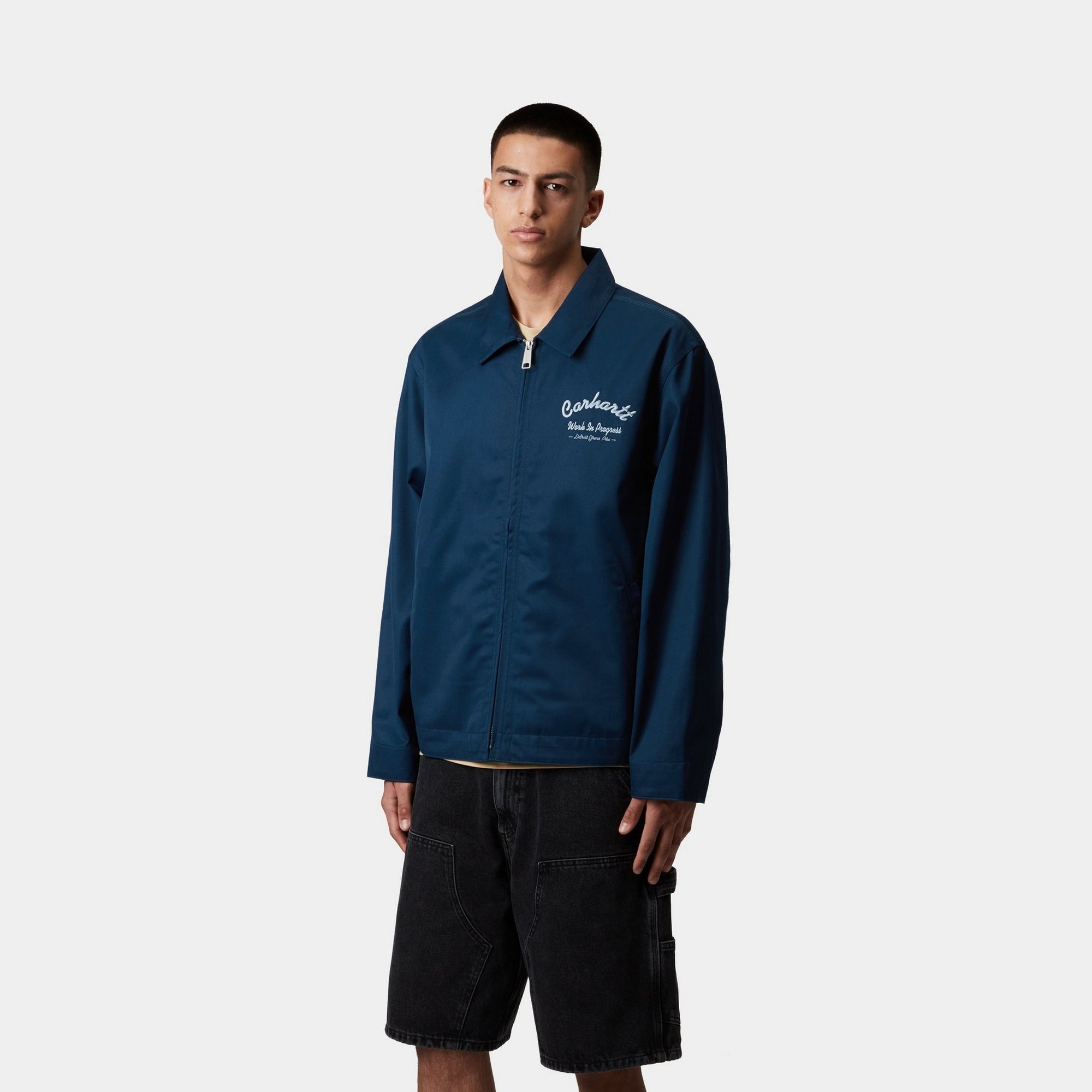 Racer Module Jacket - Waterproof Motorcycle Jacket for Men & Women | Ink Blue & Frosted Blue | High-Performance Riding Gear for Street & Racing - Perfect for Commuting, Touring & Track Days