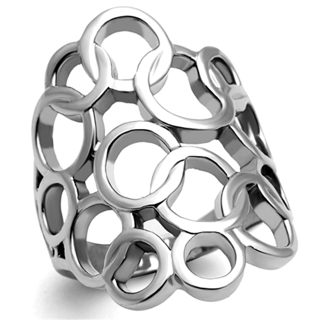 Marimor Jewelry Women's 316L Stainless Steel High Polished Wide Band Fashion Ring - Durable & Hypoallergenic for Everyday Wear, Gift Giving & Special Occasions