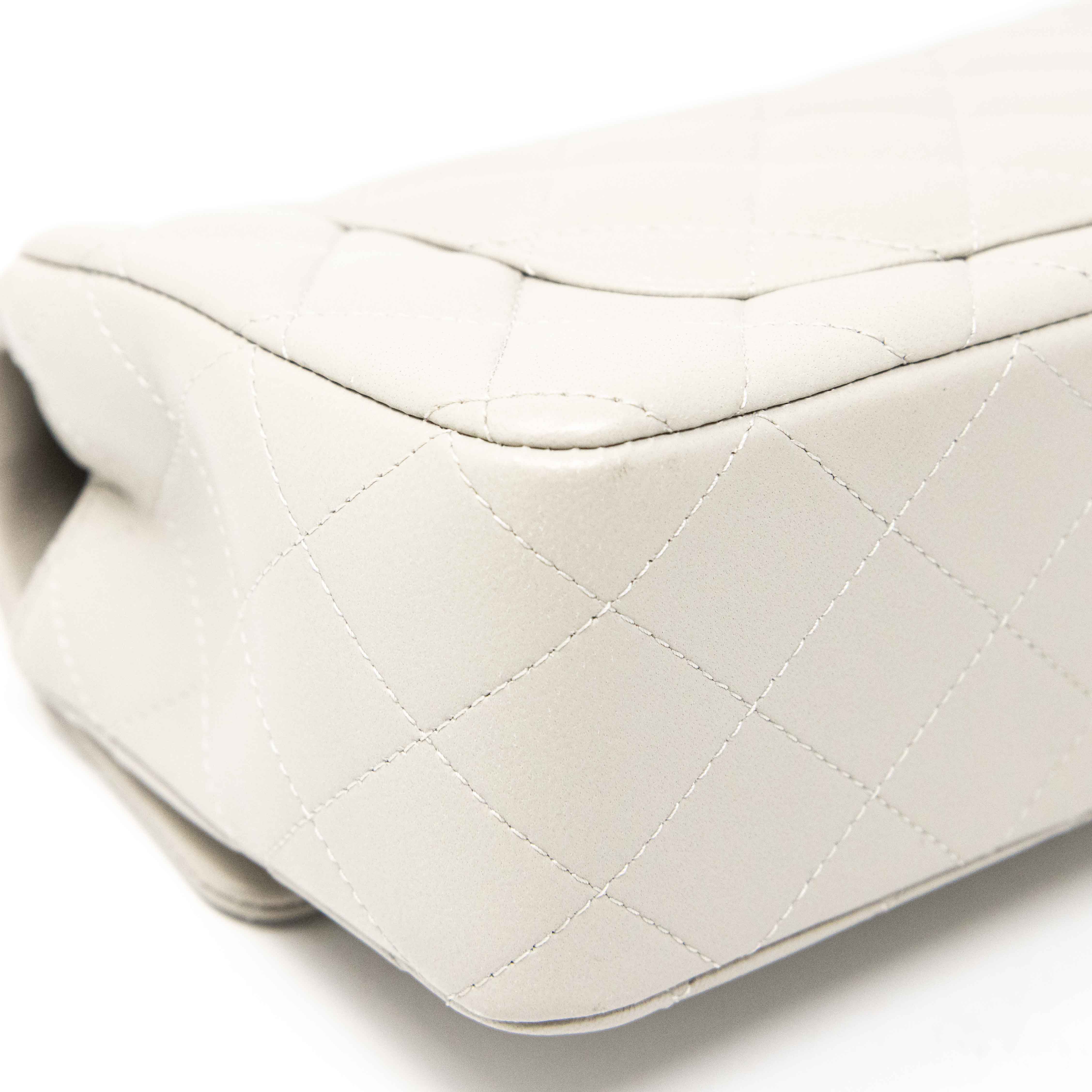 Chanel Grey Mini Classic Flap Bag - Luxury Quilted Leather Crossbody Purse for Women | Perfect for Evening Parties, Date Nights & Special Occasions
