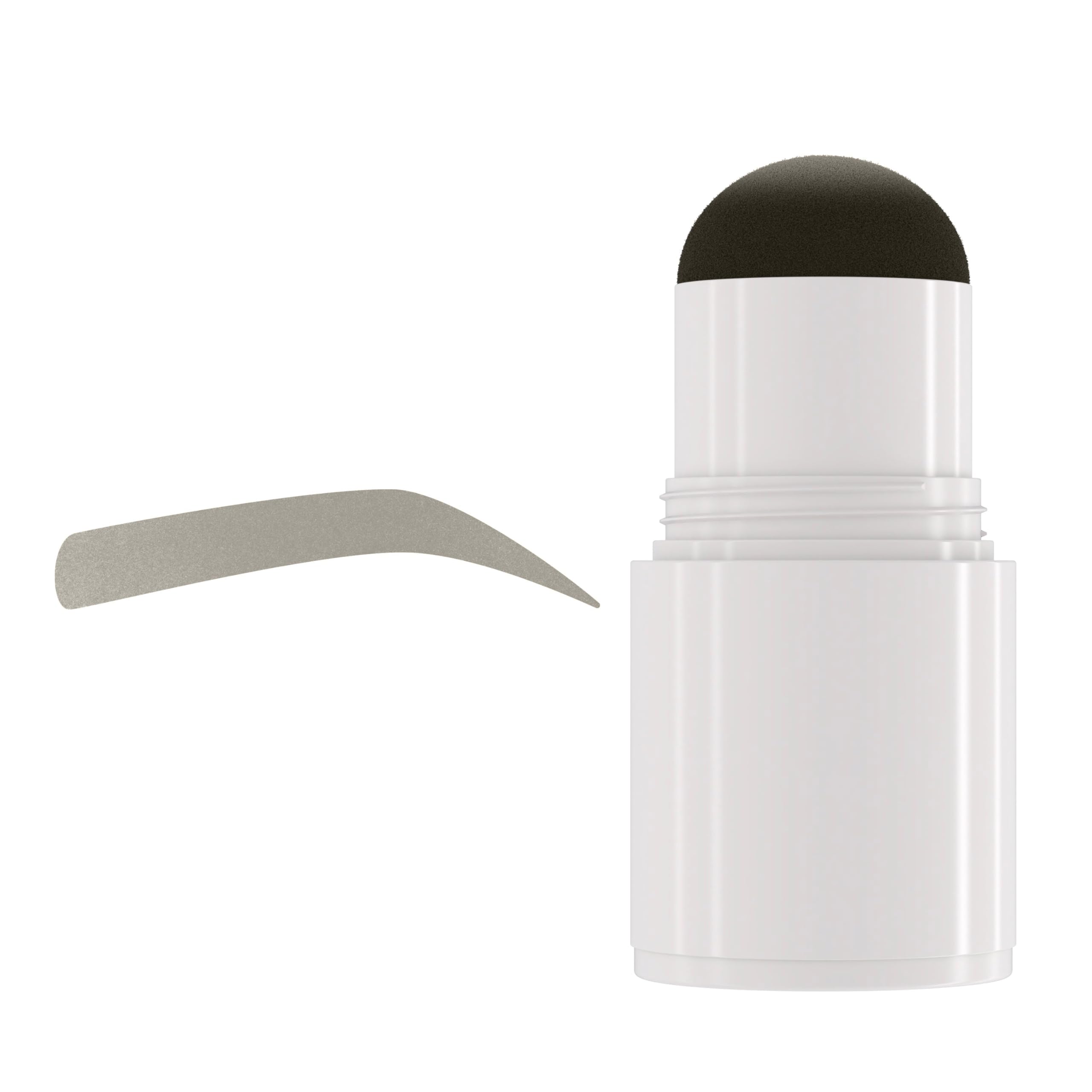MADLUVV Brow Stamp Refill - Eyebrow Stamp Kit for Women & Men, Instant Root Touch Up to Conceal Hair Loss, Grey Hair & Thinning Brows | Smudge-Proof, Waterproof Powder Formula (Light Grey) | Perfect for Daily Makeup, Quick Fix & Natural-Looking Brows