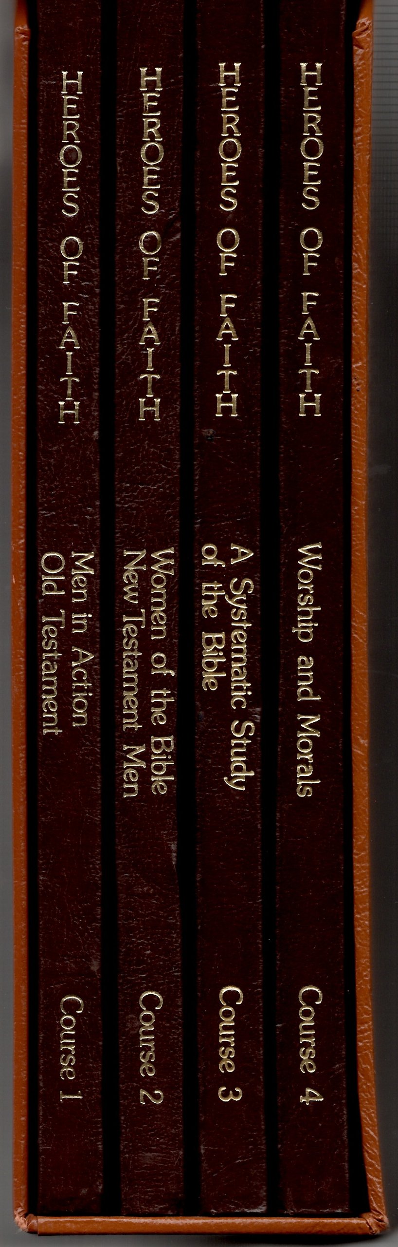 Heroes of Faith 4-Volume Bible Study Set: Old Testament Men, Women of the Bible, New Testament Men & Systematic Bible Study with Worship & Morals - Perfect for Sunday School, Small Groups & Personal Devotion
