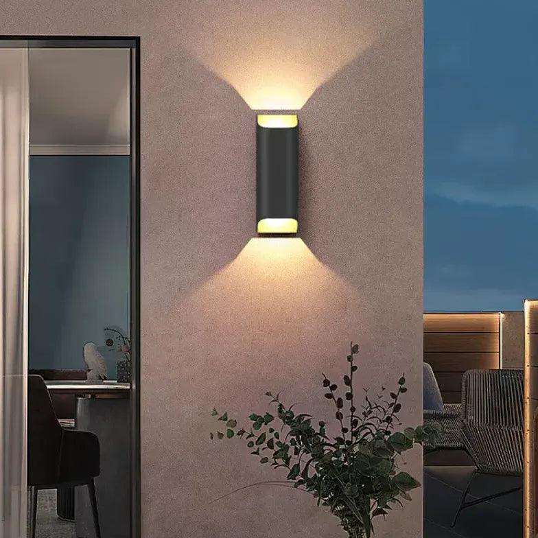 Solar Powered LED Wall Lights for Garden - Outdoor Waterproof Landscape Lighting for Patio, Yard, and Pathway Decoration