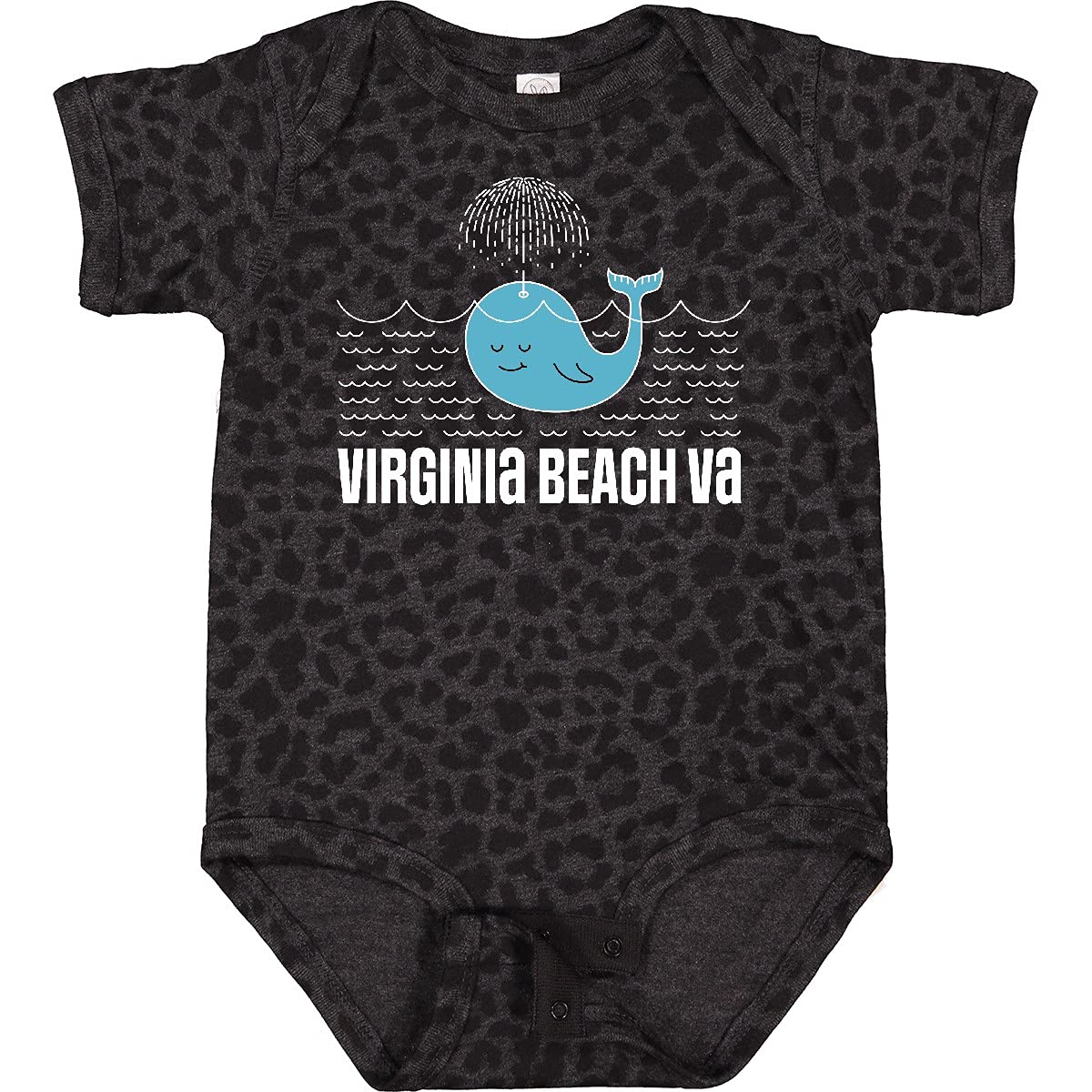 Inktastic Virginia Beach VA Cute Vacation Gift Baby Bodysuit - Soft Cotton Infant Onesie for Beach Trips & Family Vacations
