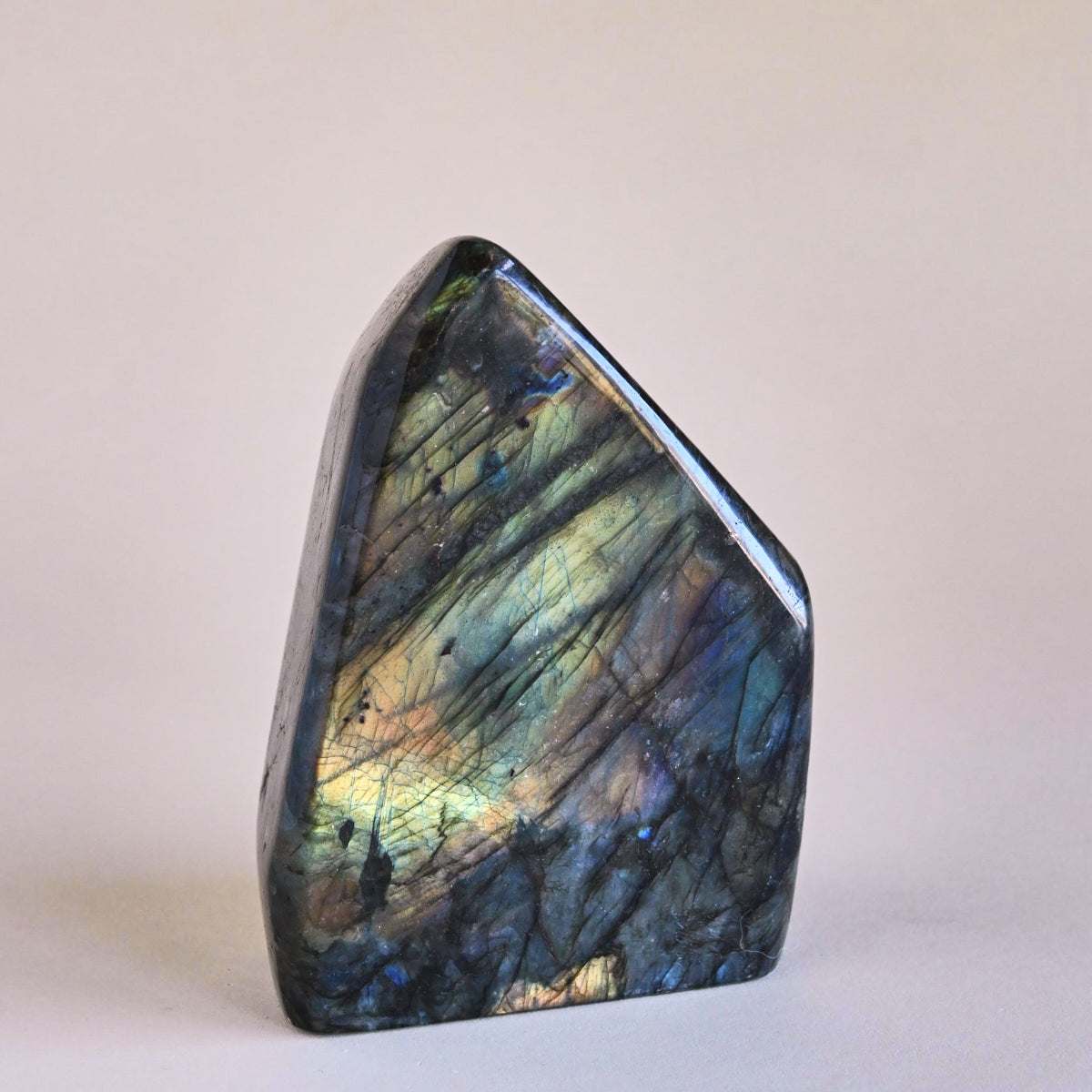 Natural Labradorite Free Form Polished Stone - Healing Crystal for Meditation, Home Decor & Jewelry Making | Spiritual Energy & Chakra Balancing