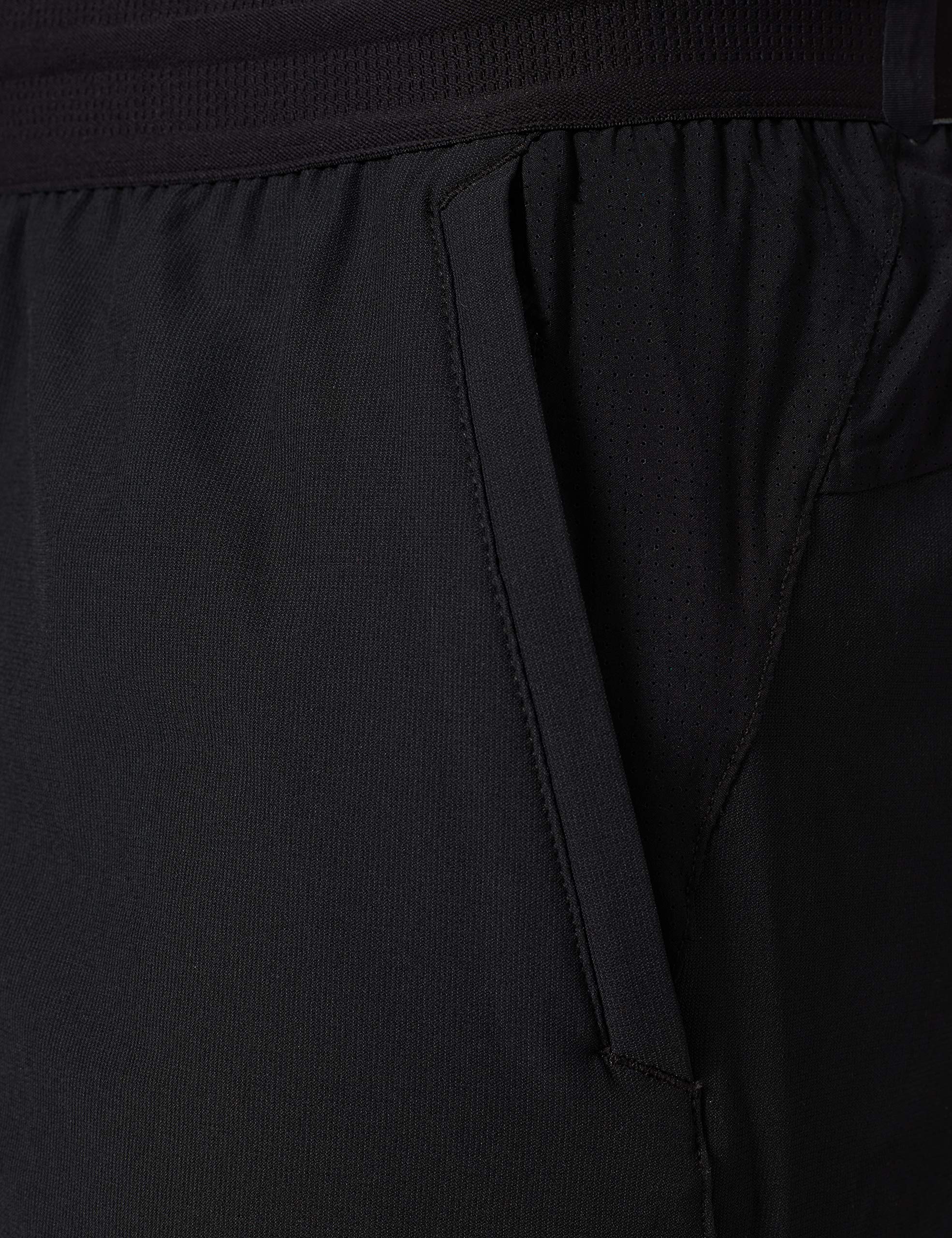 Nike Pro Men's Workout Shorts - Medium, Black/Iron Grey - Breathable Moisture-Wicking Athletic Shorts for Running, Gym & Training