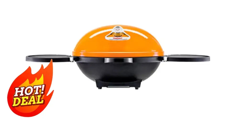 BeefEater BB18224 109cm 2-Burner Benchtop BBQ Grill in Amber - Perfect for Outdoor Cooking, Patio Parties & Backyard Gatherings