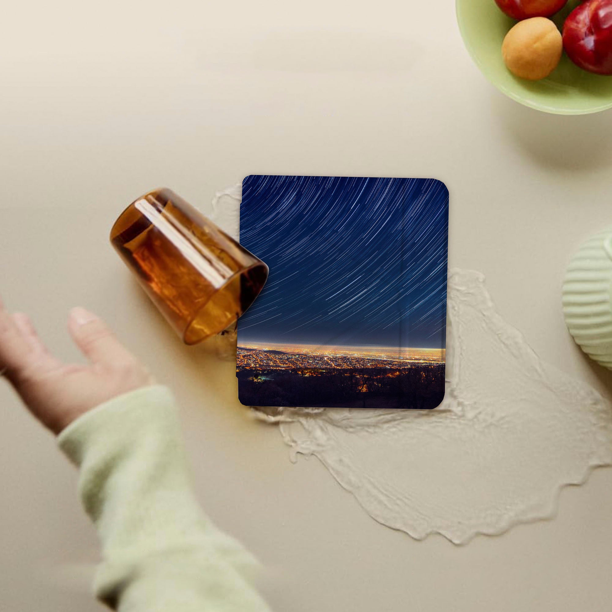 Kobo E-Reader Case with Starry Night Design - Protective Cover for Kobo Clara HD, Libra H2O, Nia & More - Perfect for Reading at Home, Travel & Outdoor Use