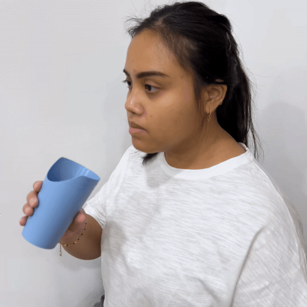 HappyHome Nose Cut Out Cup - Leak-Proof Travel Mug with Lid for Coffee & Tea | Perfect for Office, Commuting & Outdoor Activities