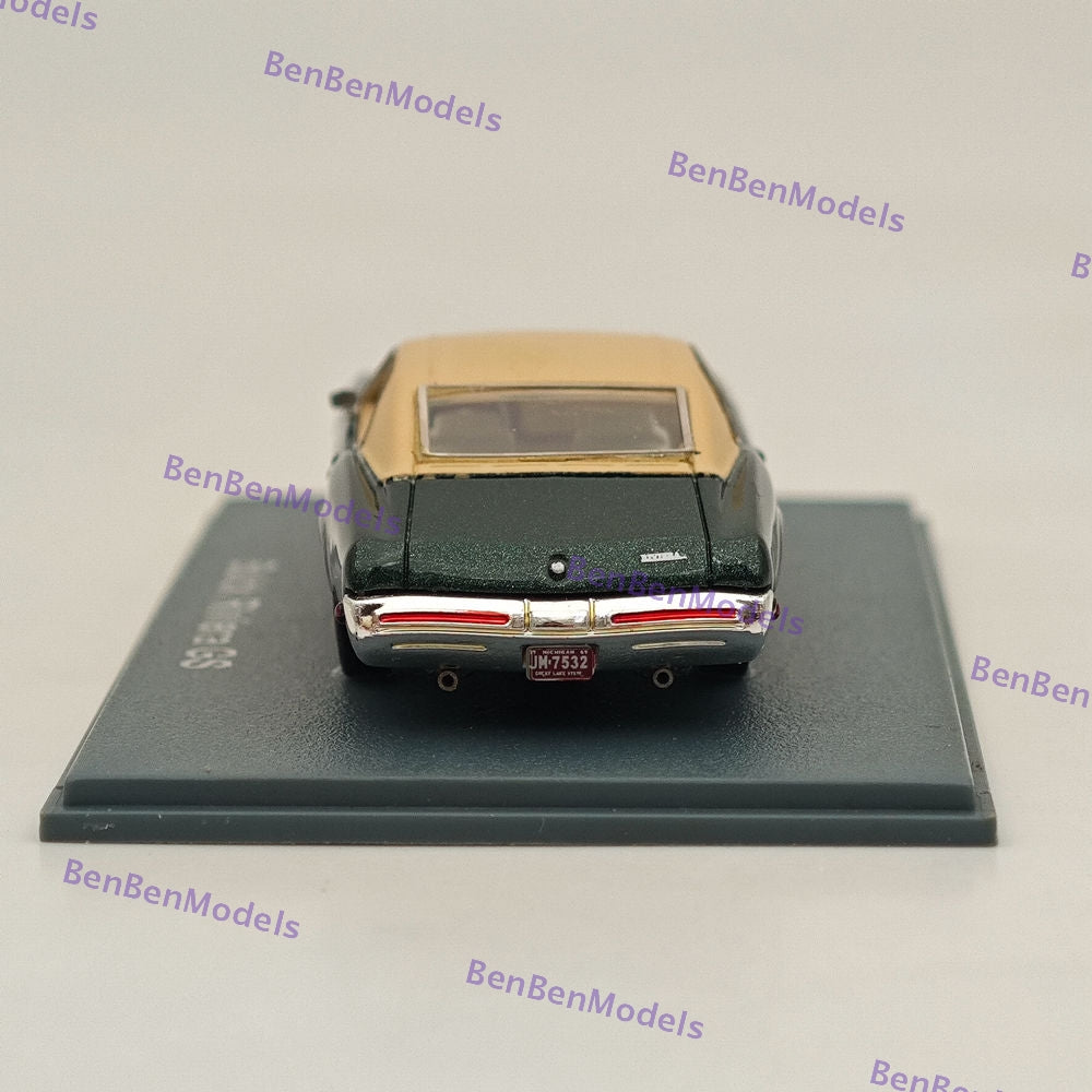 1/87 NEO SCALE MODELS Buick Riviera GS Resin Diecast Car - Limited Edition Collectible Green - Perfect for Model Car Displays, Collector Showcases & Vintage Auto Enthusiasts
