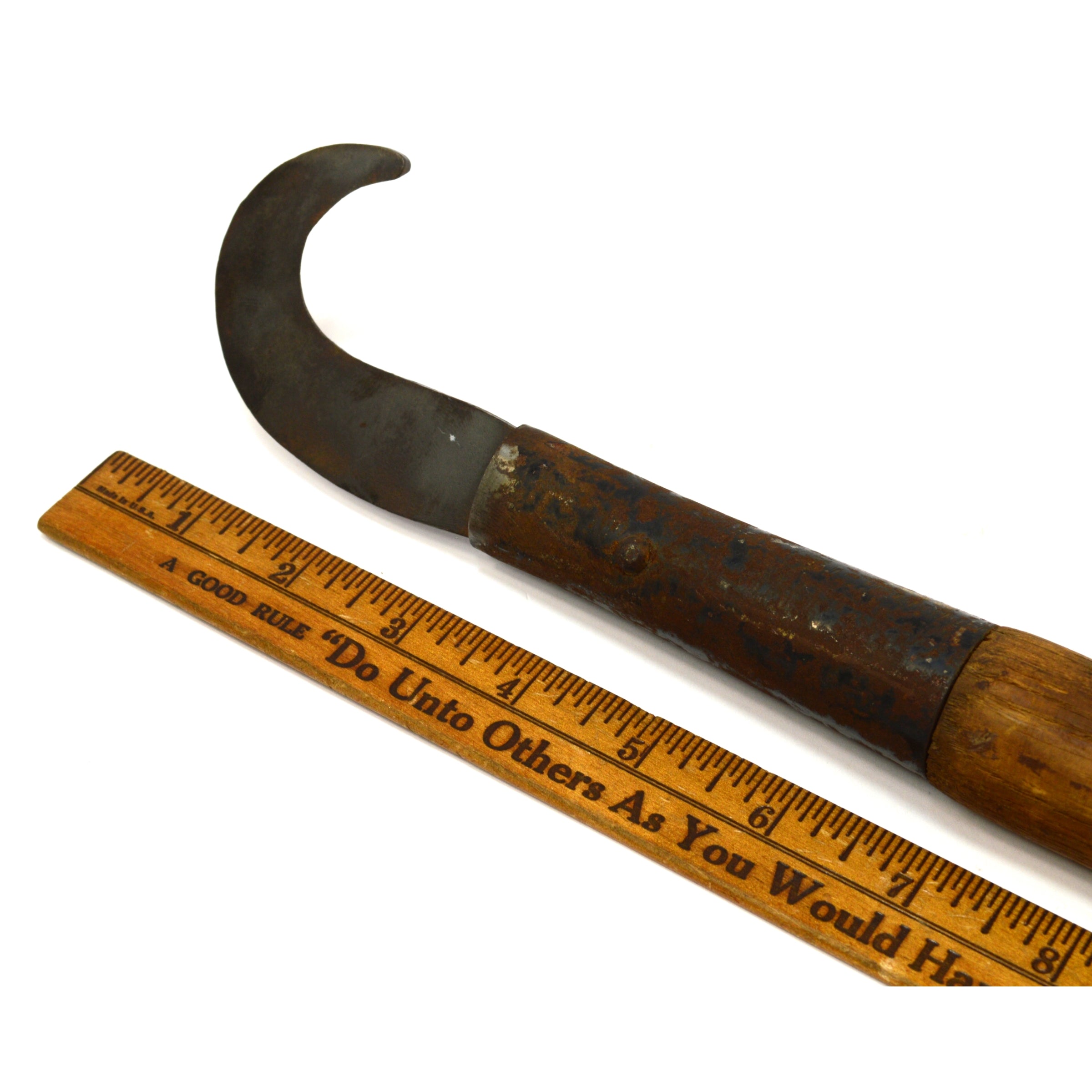 Vintage Antique Pruning Hook Blade by Cronk & Carrier Mfg. Co - Rare Gardening Tool for Vineyard & Orchard Care - Elmira, NY Collectible Shears for Professional Gardeners & Plant Enthusiasts